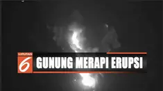 Gunung Merapi kembali semburkan awan panas sejauh 1,5 kilometer dari puncak gunung.