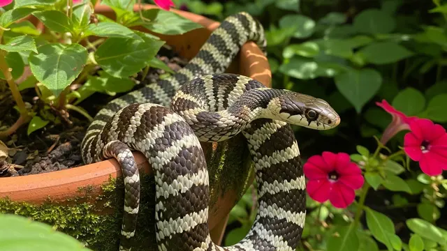 Ular Cicak Belang (Lycodon subcinctus)