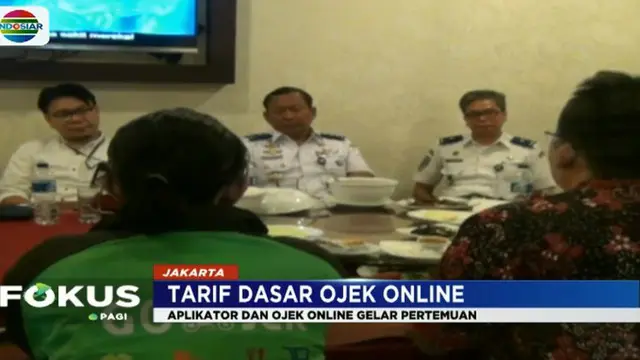 Pertemuan antara pihak aplikator dengan perwakilan pengemudi ojek online ini digelar secara tertutup di Jalan Abdul Muis, Jakarta Pusat.
