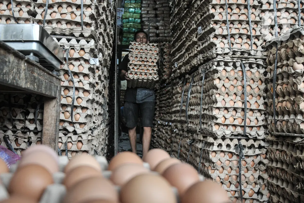 Jelang Ramadan Harga Telur Ayam Merangkak Naik