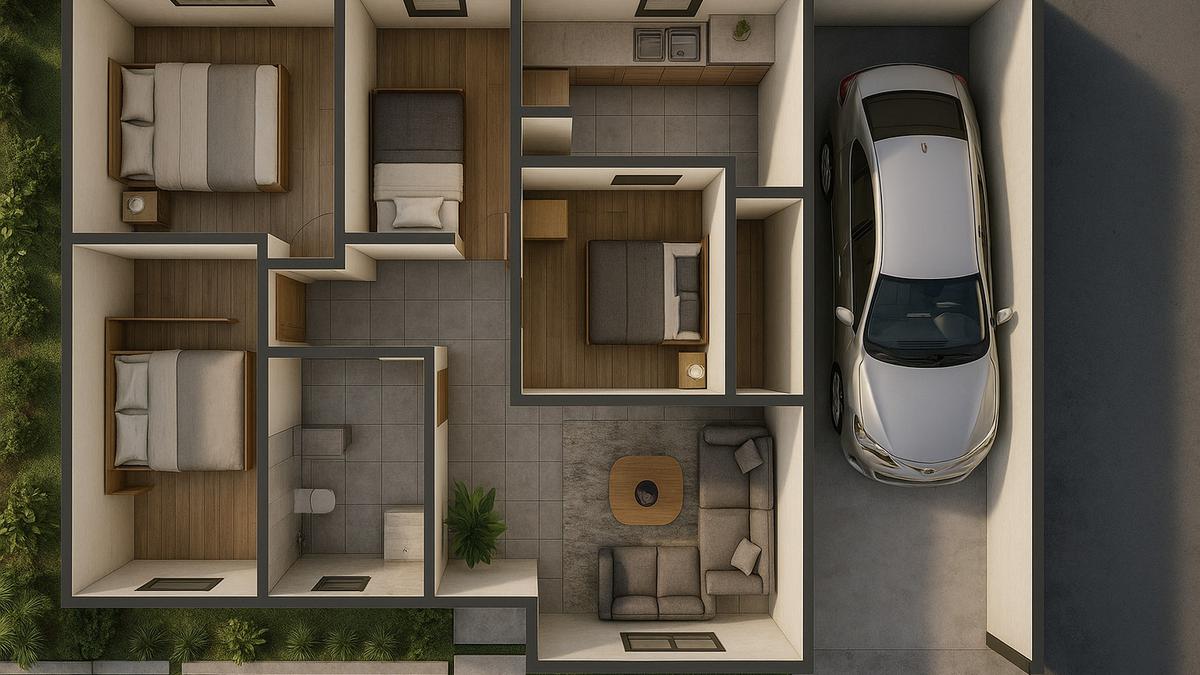 TOP 3: Desain Rumah 6x12 dengan 3 Kamar hingga Rumah Minimalis 1 Lantai yang Tren di Tahun 2025