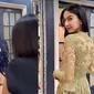 Potret Raline Shah Fitting Baju Kebaya Dikira Mau Menikah (Sumber: Tiktok/pergilagi_)