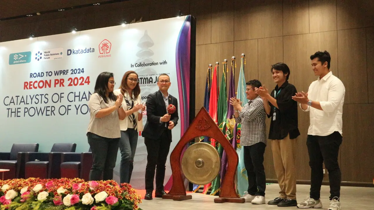 Diskusi komunikasi dan peran praktisi PR muda, hasil kolaborasi Perhumas Muda Jakarta Raya dengan Unika Atma Jaya Jakarta. (Istimewa)