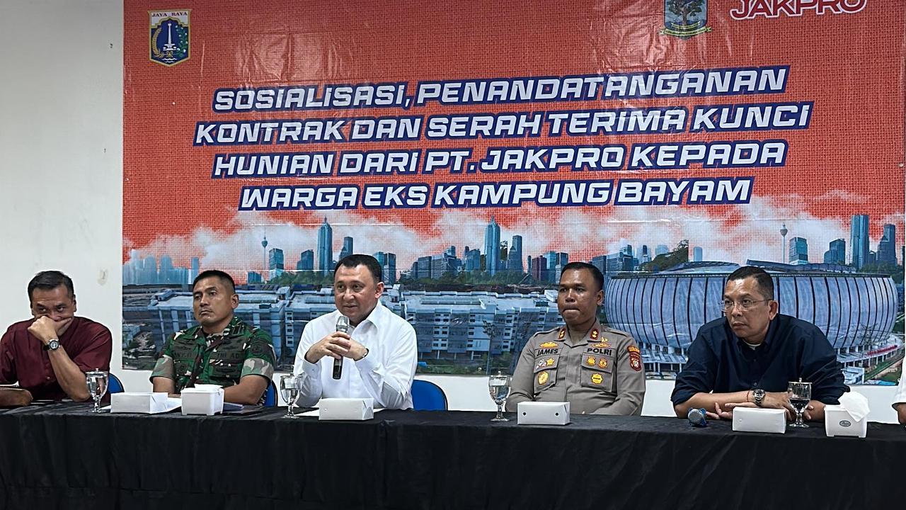 Sah Tinggal di Rusun JIS, Eks Warga Kampung Bayam Teken Kontrak Kolektif