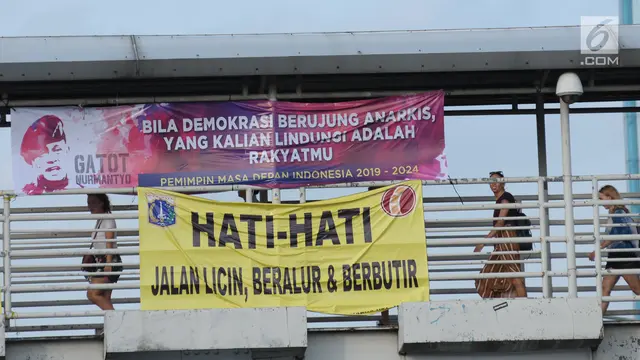 Spanduk Dukungan untuk Gatot Nurmantyo Mulai Bermunculan