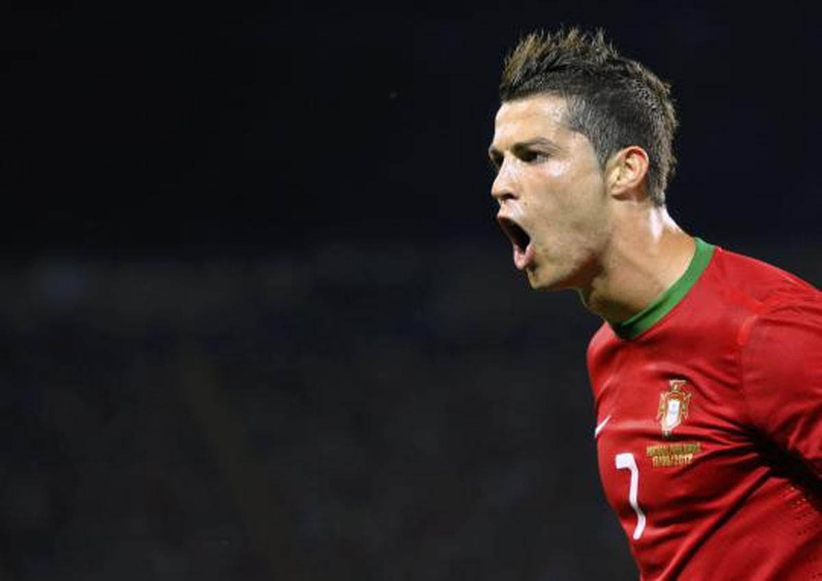 Ekspresi CR7 di lapangan hijau
