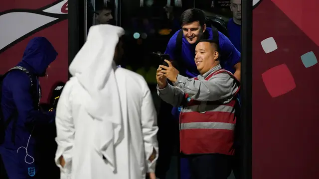 Jelang Piala Dunia 2022, Timnas Inggris Mendarat di Qatar