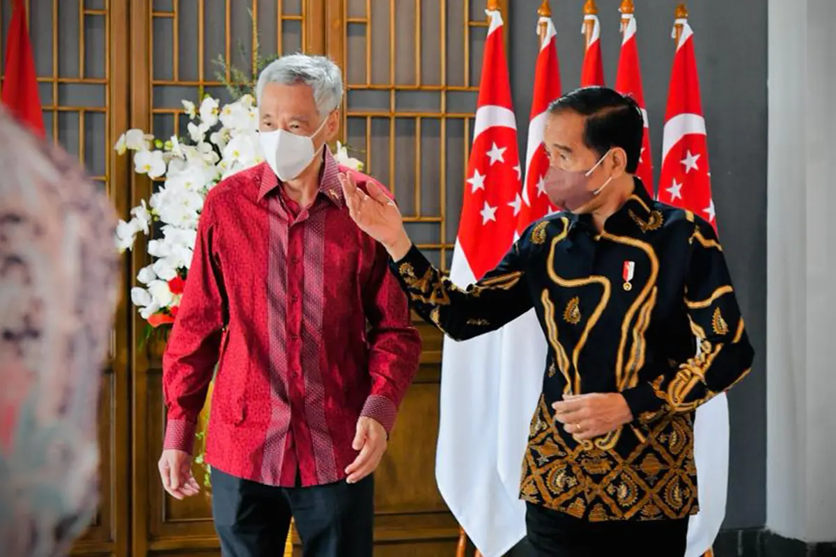 FOTO: Presiden Jokowi Terima PM Lee di Bintan