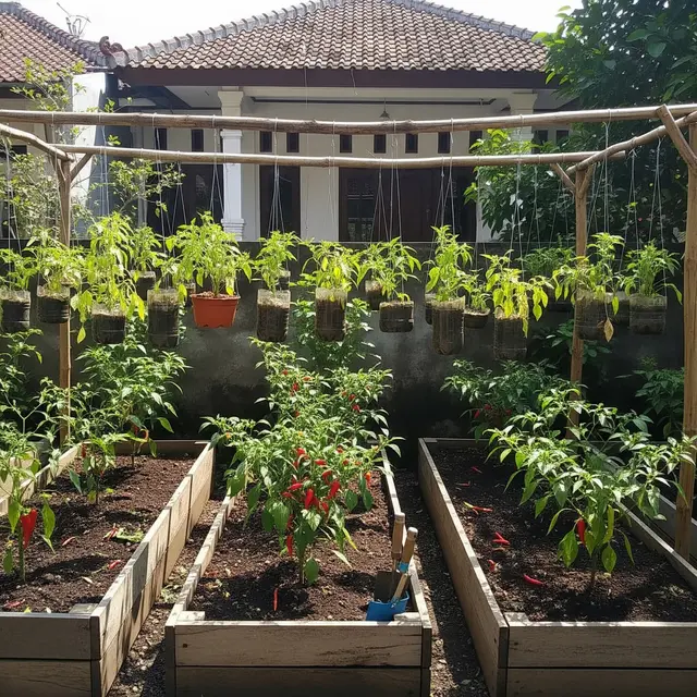 Kebun Sayur untuk Ibu-ibu di Desa Wisata yang Bisa Jadi Daya Tarik (Image by Gemini AI)