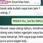 6 Chat Dosen Ulang Tahun Ini Bikin Mahasiswa Geleng Kepala (sumber: Twitter/txtdarigajelas)