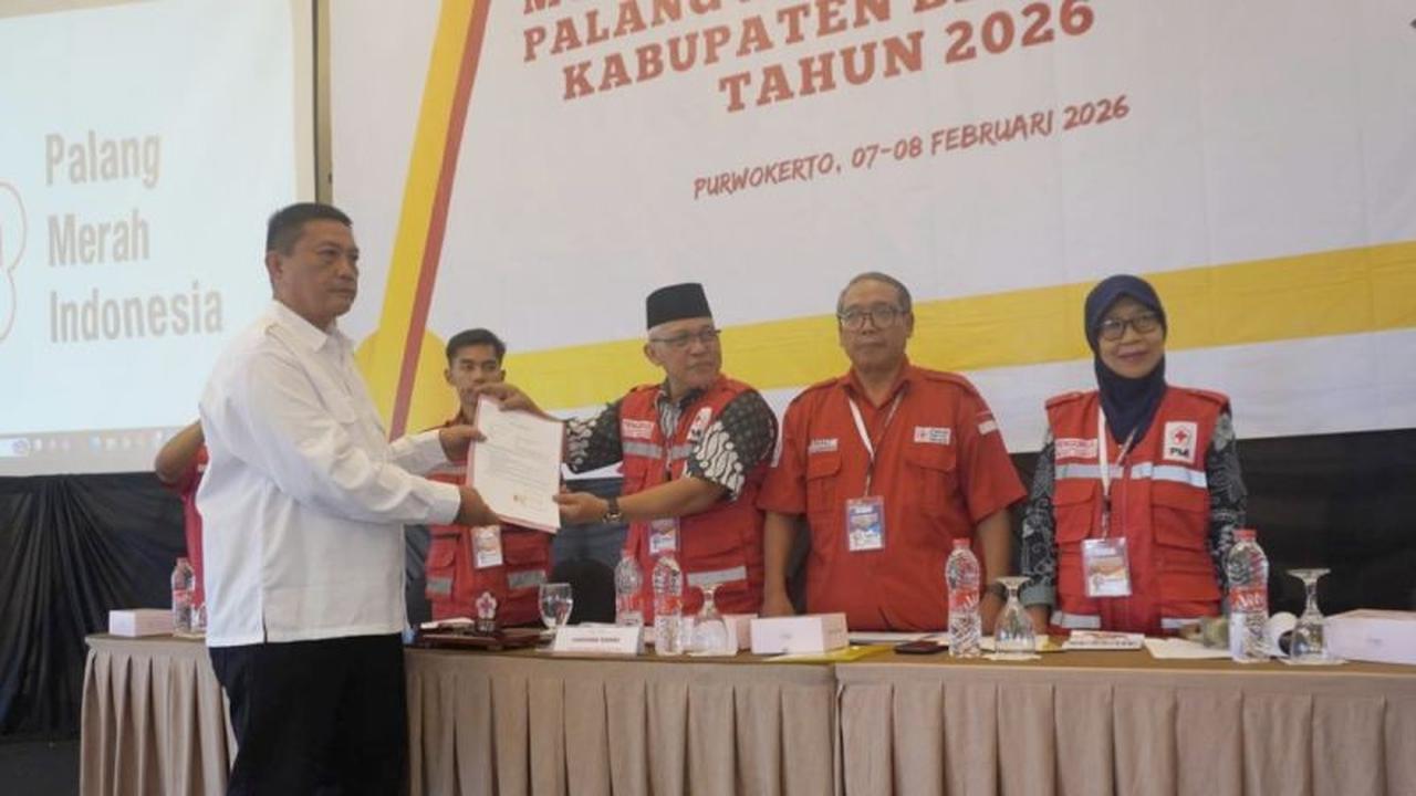 Bupati Sadewo Harap PMI Banyumas Kian Produktif dan Profesional di Periode 2026-2031