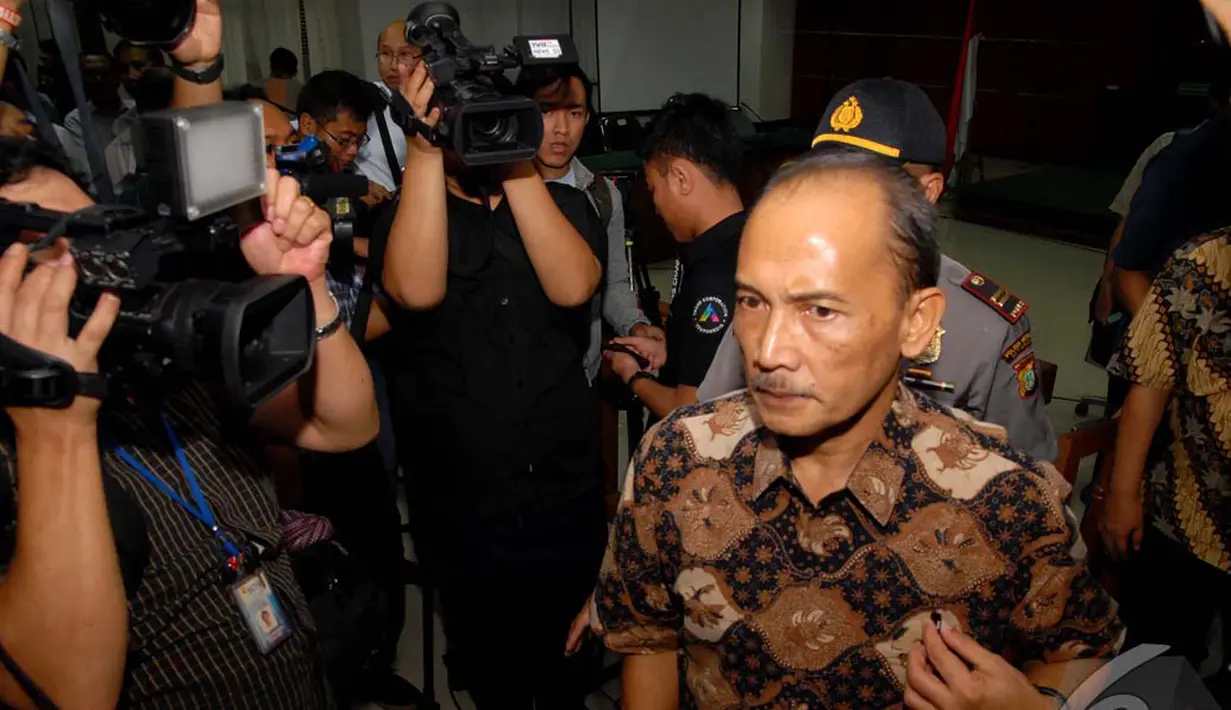 Tidak terima dengan keputusan hakim tersebut, Budi Mulya menyatakan banding, PN Tipikor, Jaksel, Rabu (16/7/2014) (Liputan6.com/Miftahul Hayat)