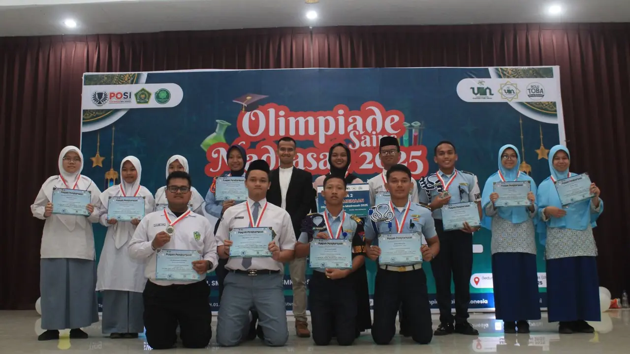 Olimpiade Sains Madrasah 2025 digelar di Gelanggang Mahasiswa, Gedung HM Arsjad Thalib, Universitas Islam Negeri Sumatera Utara (UINSU), Medan (Istimewa)