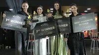 Para pemenang utama dan juara favorit TRESemmé The Runway 2019.