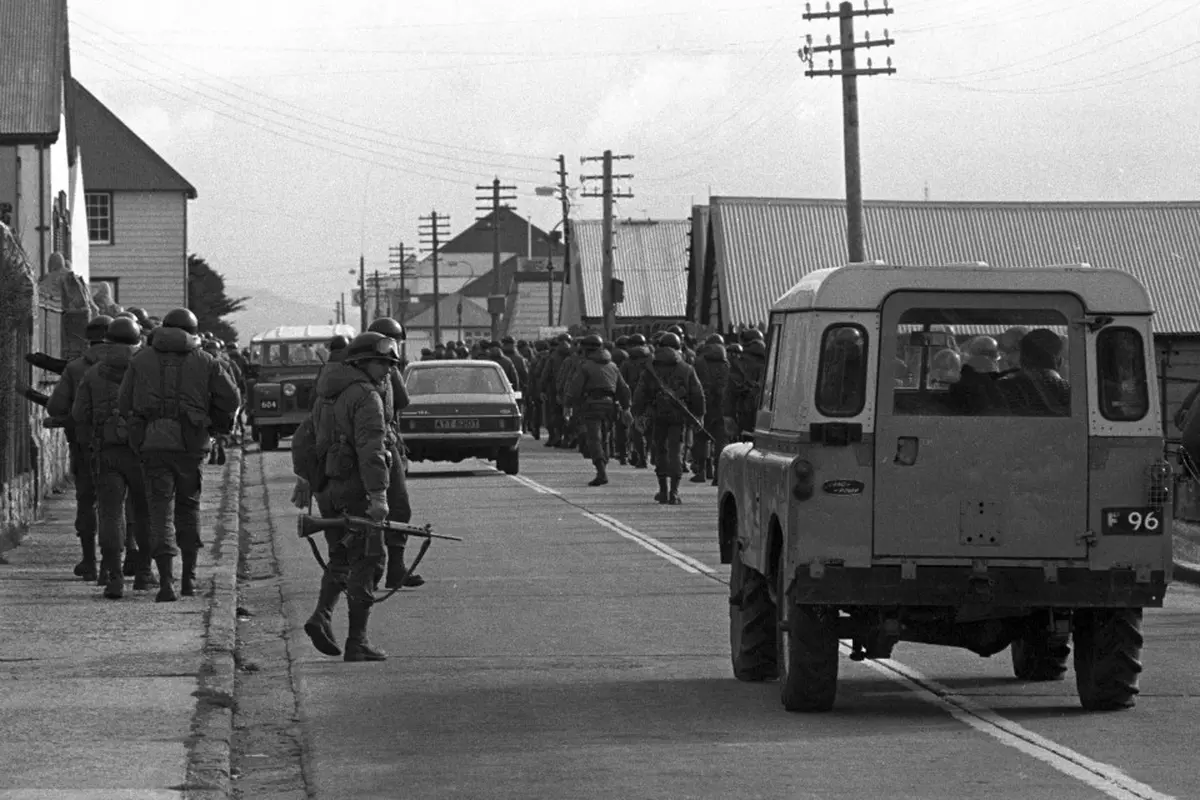 Tentara Argentina dalam Perang Falklands (Wikimedia Commons)