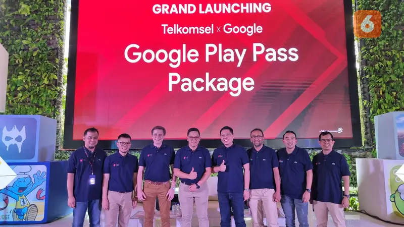 Peluncuran Google Play Pass Package hasil kolaborasi Telkomsel dan Google.
