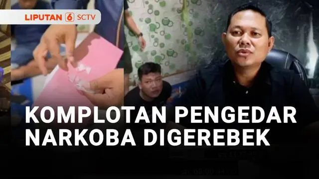 VIDEO: Polisi Gerebek Pengedar Narkoba, 8 Orang Diringkus