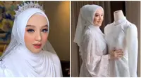 Potret Detail Penampilan Hersa Rahayu Istri Rizki DA. (Sumber: Instagram/radenannisabrides)