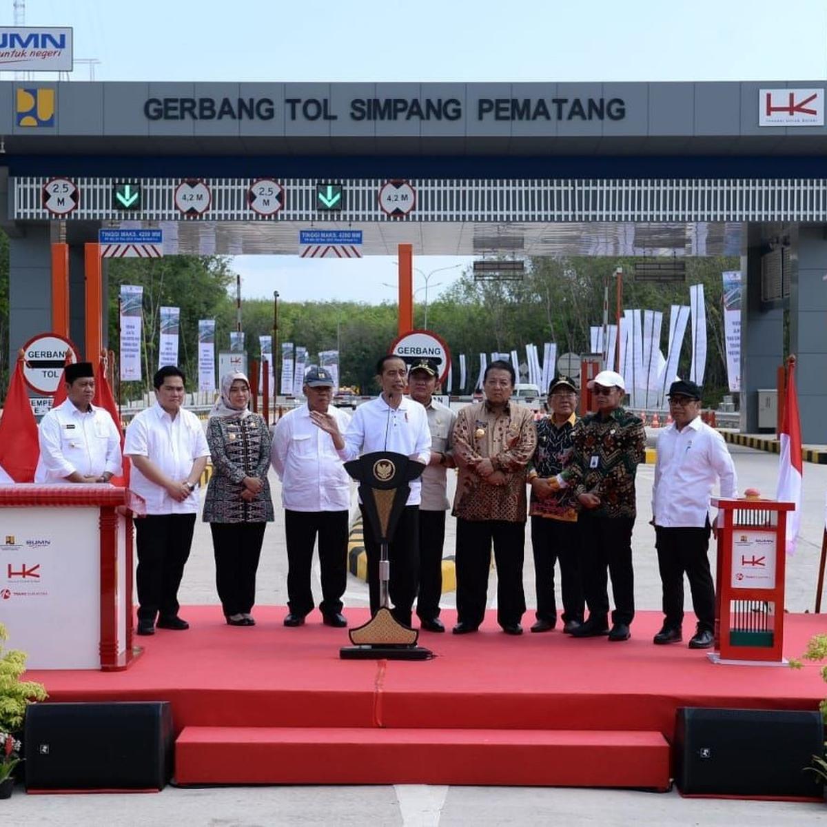 Presiden Resmikan Ruas Jalan Tol Trans-Sumatera