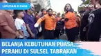 Peristiwa tabrakan perahu di Sungai Pangkep, Sulawesi Selatan, menyebabkan salah satu perahu pecah dan 12 penumpangnya tercebur. Satu orang ditemukan tewas terbawa arus. Semula mereka hendak membeli kebutuhan puasa.