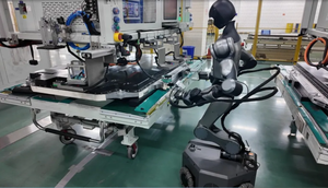 Tampak robot Humanoid Moz dari CATL (Carnewschina)