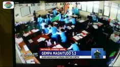 Gempa 5,3 magnitudo guncang Mataram, Lombok, siswa panik dan berhamburan keluar kelas. Getaran gempa bahkan terasa hingga Denpasar, Bali.