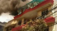 Rumah Kos di Palmerah Terbakar, 16 Mobil Pemadam Dikerahkan