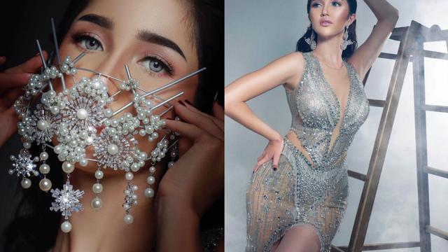 Sonia Fergina Citra saat mewakili Indonesia di Miss Universe 2018