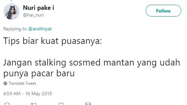 tips kuat puasa ala warganet