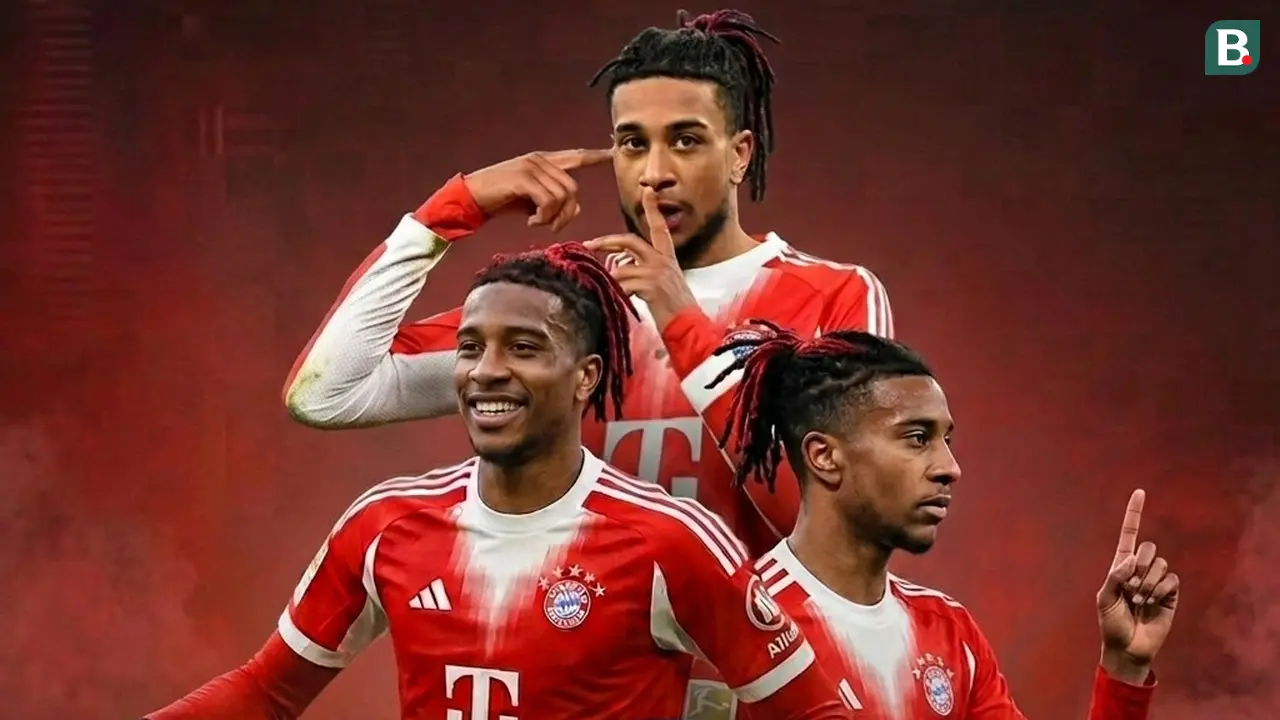 Ilustrasi Michael Olise di Bayern Munchen. (Bola.com/AFP/Gemini)