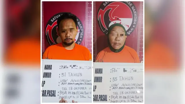 Ibu dan Anak di Tanjungbalai Kompak jadi Bandar Sabu