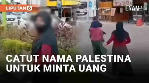 VIDEO: Viral Tiga Wanita Catut Nama Donasi Palestina untuk Meminta Uang di Jalan