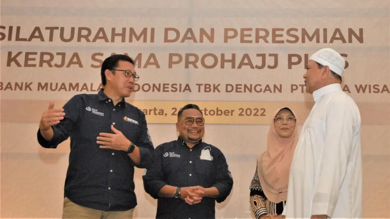 Silaturahmi dan peresmian kerja sama produk pembiayaan Prohajj Plus Bank Muamalat di Yogyakarta, Senin, (24/10/2022).