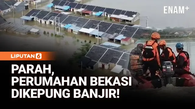 Dikepung Banjir, Permukiman Tambun Utara Terendam Parah!