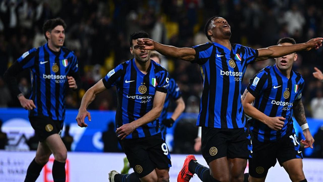 Hasil Piala Super Italia: Inter Milan Libas Atalanta 2-0, Denzel Dumfries Borong Dua Gol