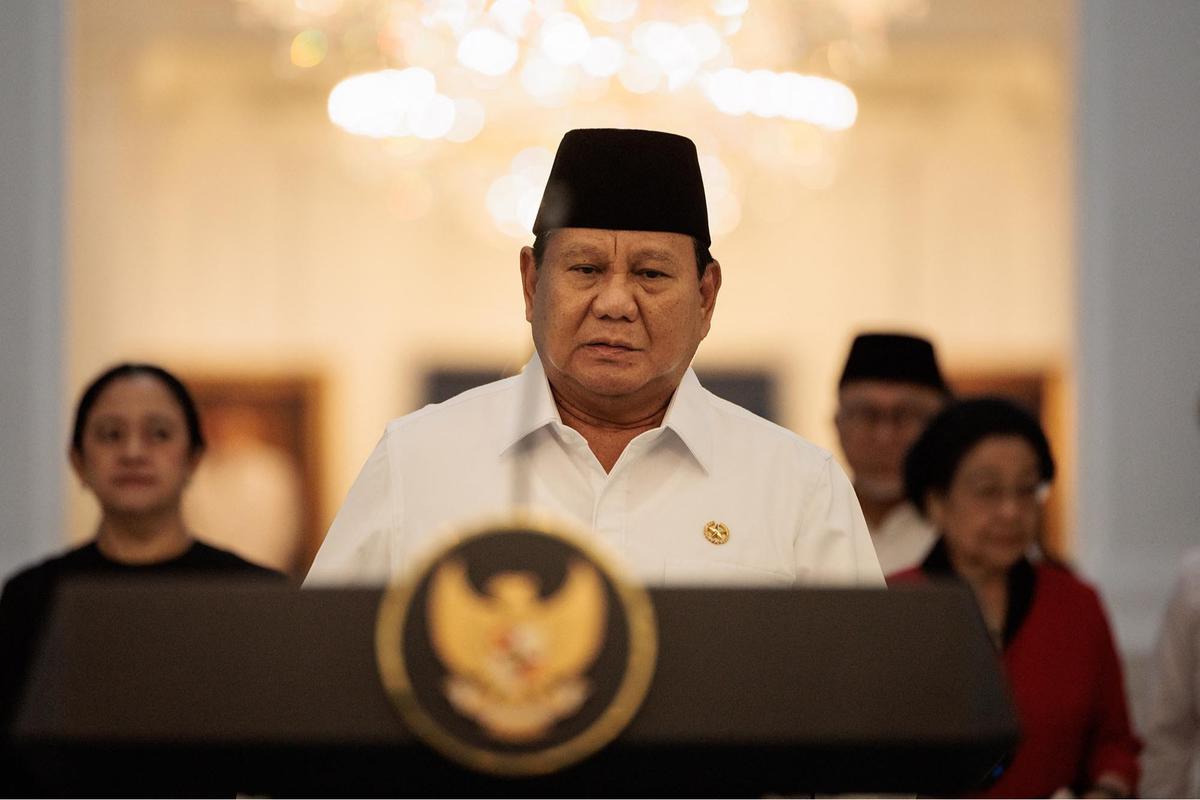FOTO: Presiden  Prabowo Tegaskan Larangan Aksi Anarkis, Sepakati Pemangkasan Tunjangan DPR