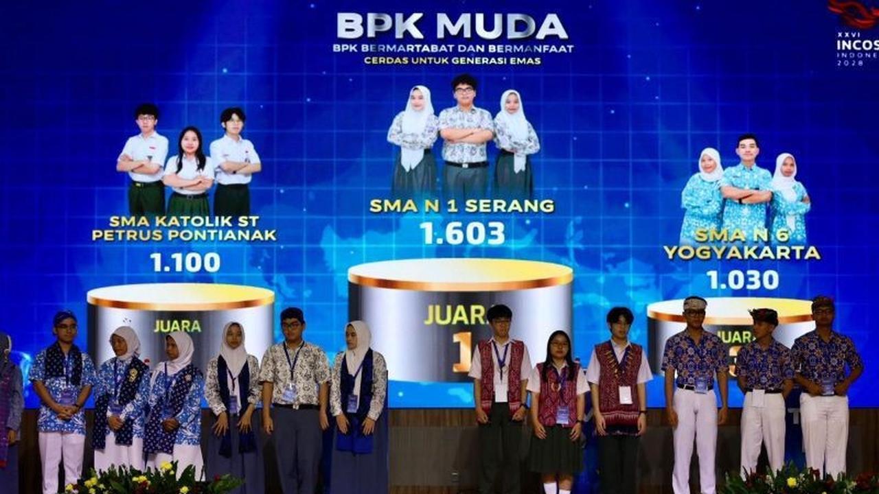 SMAN 1 Kota Serang Raih Juara Nasional Cerdas Cermat BPK, Bukti Literasi Keuangan Pelajar Unggul