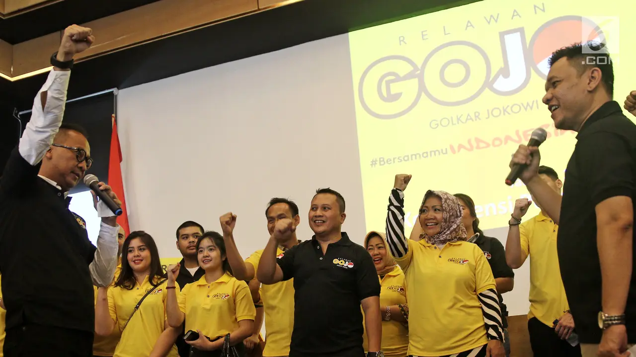 Menangkan Jokowi di Pilpres 2019, Golkar Bentuk Relawan Gojo