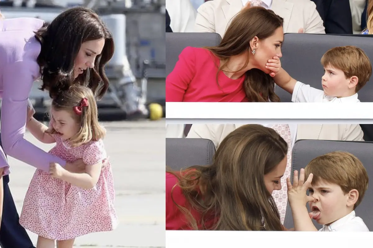 Momen Kate Middleton Sikapi Putri Charlotte dan Pangeran Louis Saat Tantrum