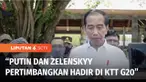 Presiden Joko Widodo meninjau kesiapan sejumlah tempat yang akan digunakan pada KTT G20. Presiden menyatakan, Indonesia siap menerima para kepala negara dan delegasi KTT G20. Jokowi sebut Presiden Ukraina dan Presiden Rusia,  masih mempertimbangkan s...