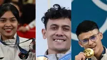 Dia adalah Veddriq Leonardo, atlet pemanjat tebing berhasil meraih medali emas pertama untuk Indonesia. Disusul Rizki Juniansyah meraih medali emas. Namun sebelumnya ada Gregoria Mariska Tunjung membawa medali perunggu. (Istimewa)