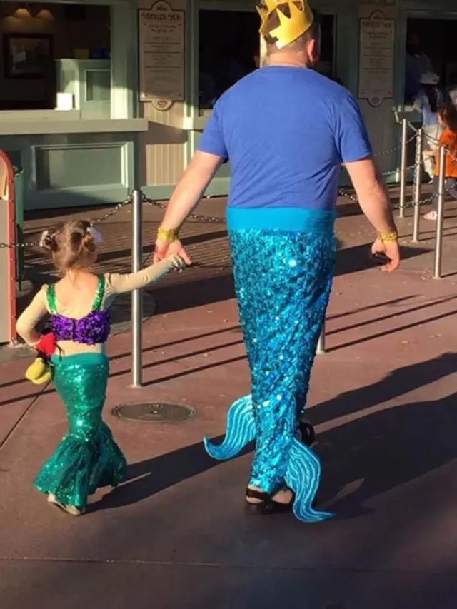 Kocak, 10 Potret Ayah Rela Berdandan Konyol Demi Anaknya