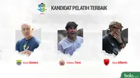 Rekam Jejak 3 Nomine Pelatih Terbaik Liga 1 2018