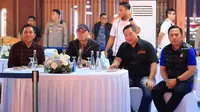 Kepolisian Republik Indonesia (Polri) menggelar program nonton bareng (nobar) gratis Piala Dunia 2026 di Lapangan Bhayangkara Mabes Polri, Jakarta, Jumat (12/6/2026) dini hari WIB. (dok. Polri)