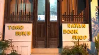 Toko Buku Natan yang Berada di nDalem Natan Royal Heritage, Yogyakarta. (Instagram:@literally.booksica/https://www.instagram.com/p/CaE_as4hPr7/?hl=en/Geiska Vatikan Isdy).