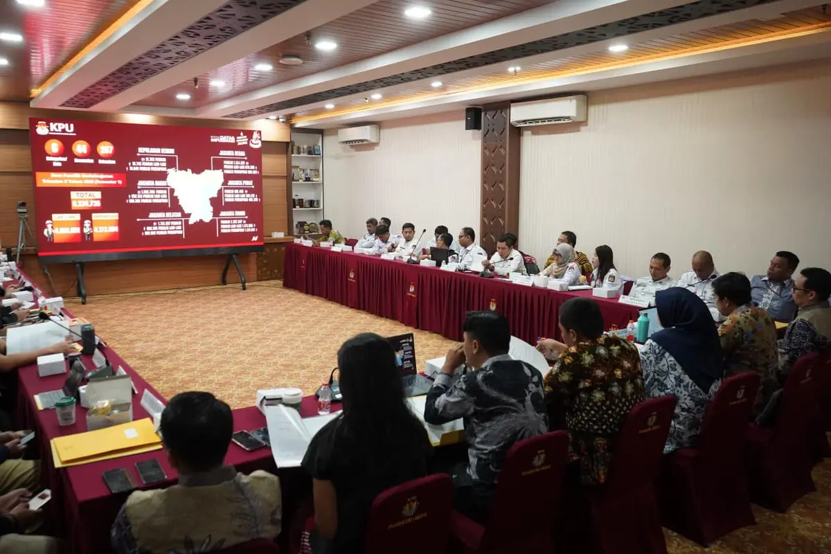 Komisi Pemilihan Umum (KPU) Provinsi Daerah Khusus Jakarta menetapkan jumlah pemilih hasil Pemutakhiran Data Pemilih Berkelanjutan (PDPB) Semester I Tahun 2026 sebanyak 8.234.735 orang. (Istimewa)