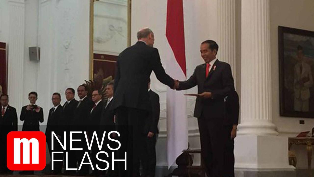 VIDEO: Diawali Upacara, 14 Dubes Serahkan Surat Kepercayaan Kepada Jokowi