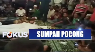 Dua orang di  Lampung Timur lakukan sumpah pocong karena bersengketa lahan.