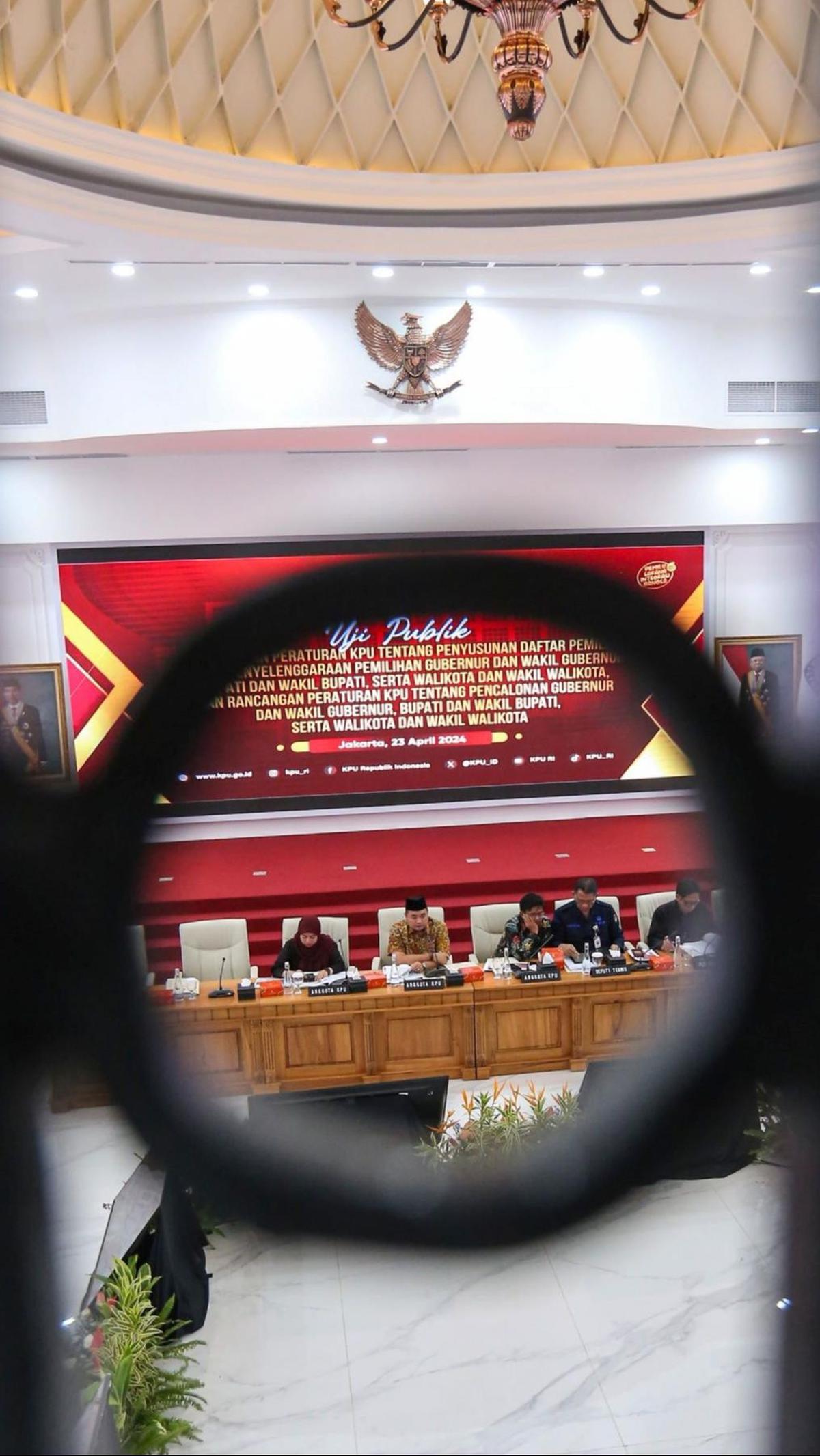 Uji PKPU tentang Pilkada tersebut dilakukan sebagai kesiapan penyelenggaraan Pilkada Serentak 2024 yang akan digelar pada 27 November 2024 mendatang. Foto: Liputan6.com / Angga Yuniar