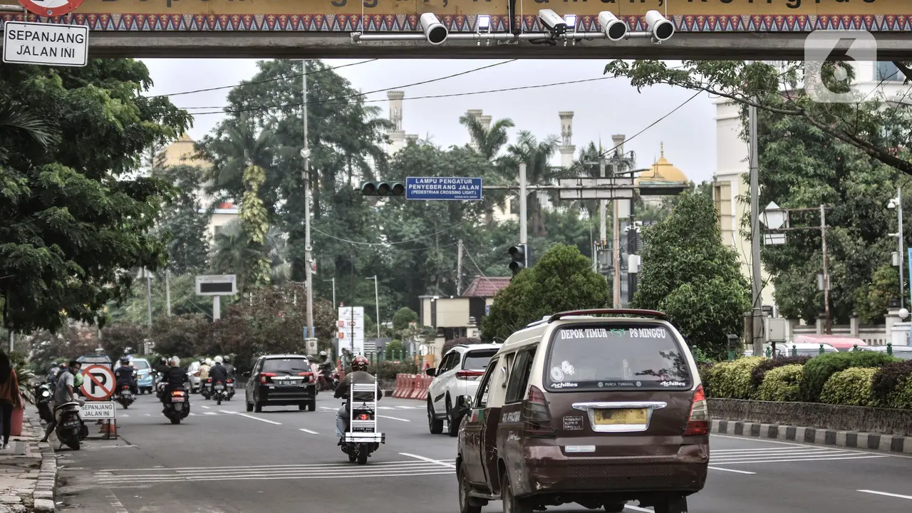Uji Coba Tilang Elektronik di Depok